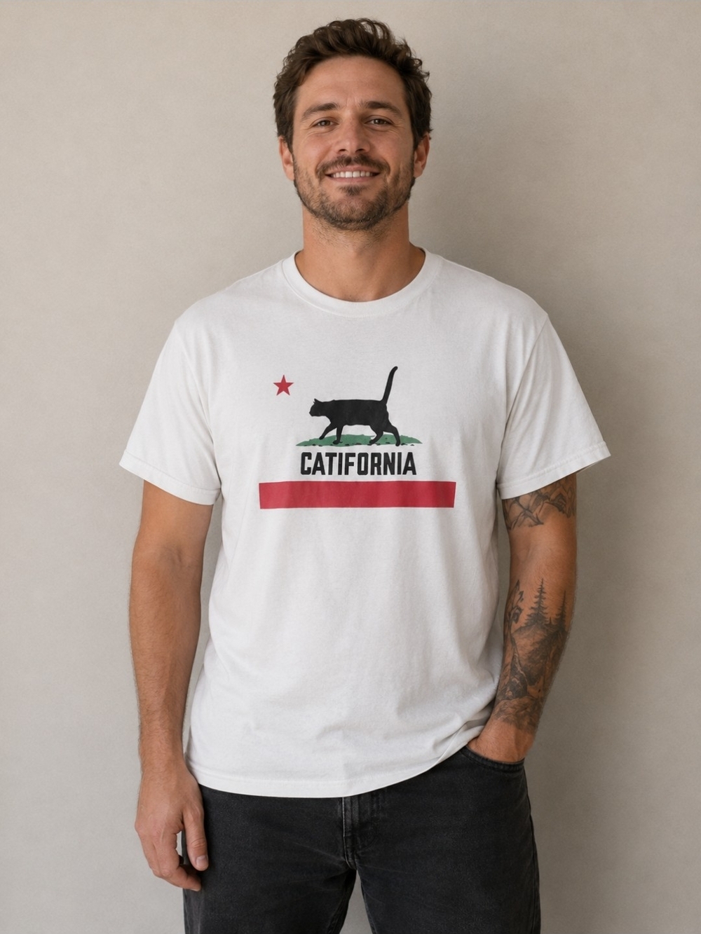 Catifornia Graphic Tee - White
